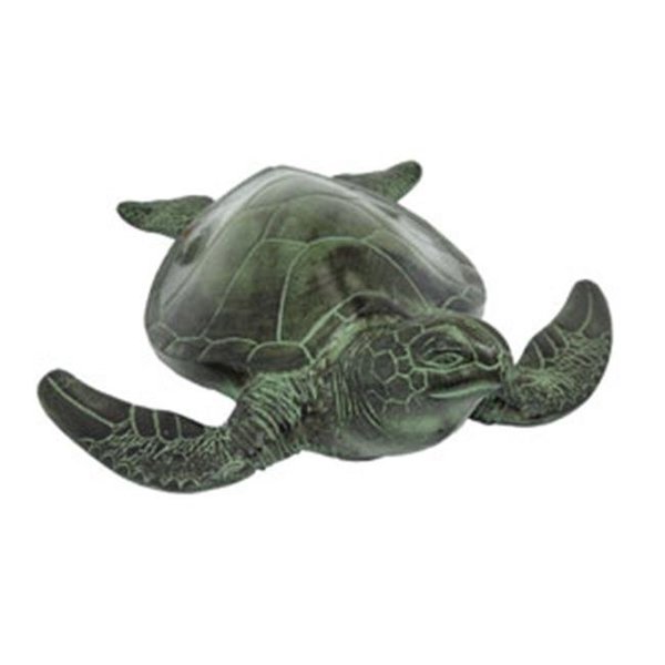Achla Designs Achla TUR-01 Sea Turtle Statue - Cast Iron/Verdi TUR-01